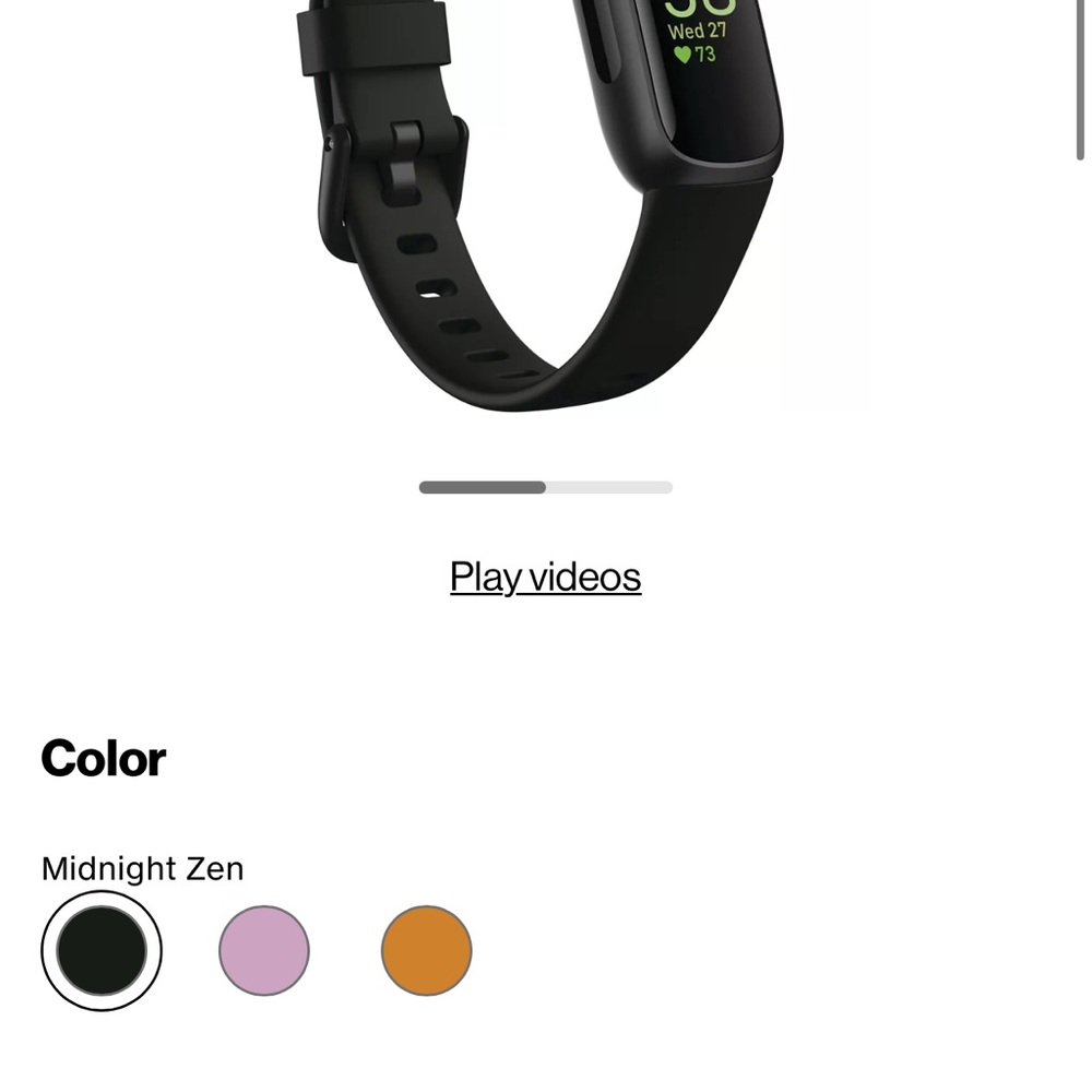 Midnight Zen Smartwatch by [FitBit Inspire3]BRAND NEW IN BOX NEVER USED